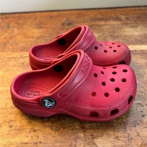 CROCS Classic Red, Toddler Size C8